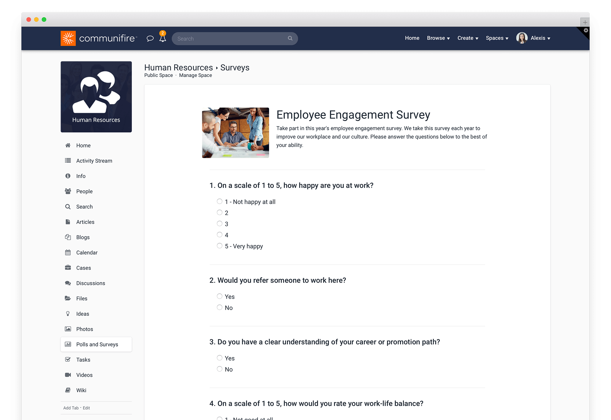 employee engagement survey questions