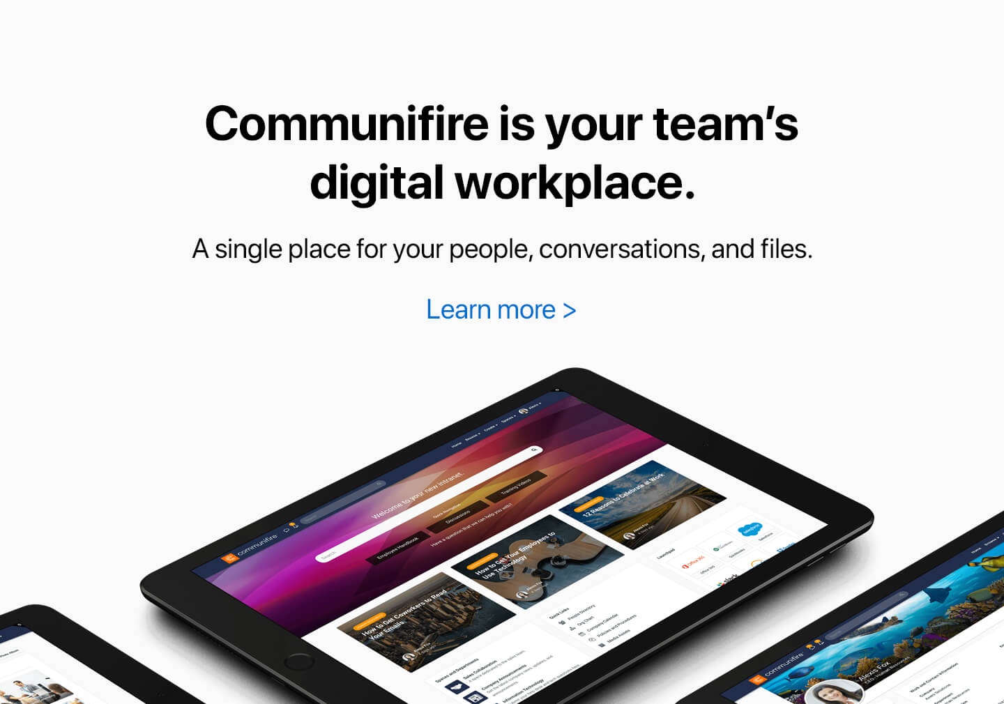 Axero is your team's digital workplace.