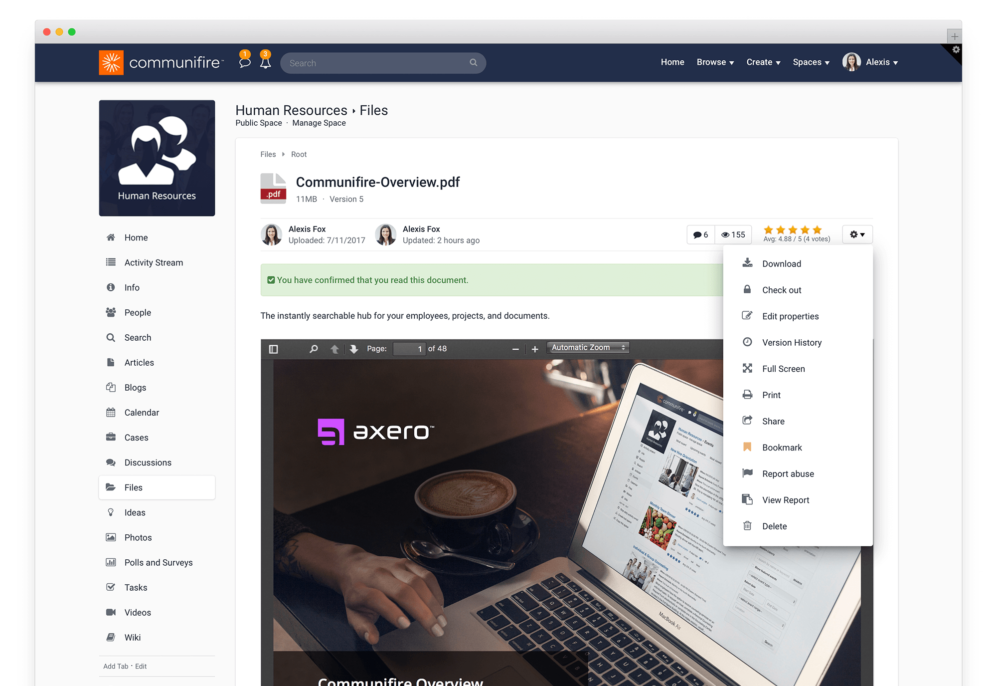 effective communication at work - intranet document management