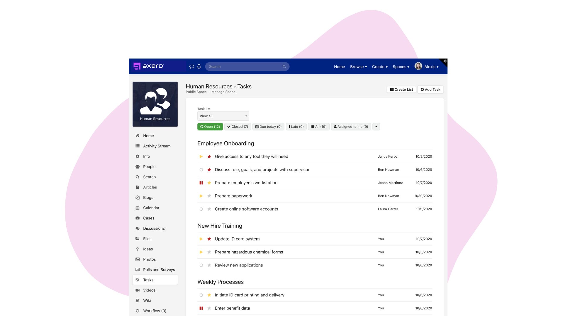 Action items are tangible responses to discussions that organize the project planning process