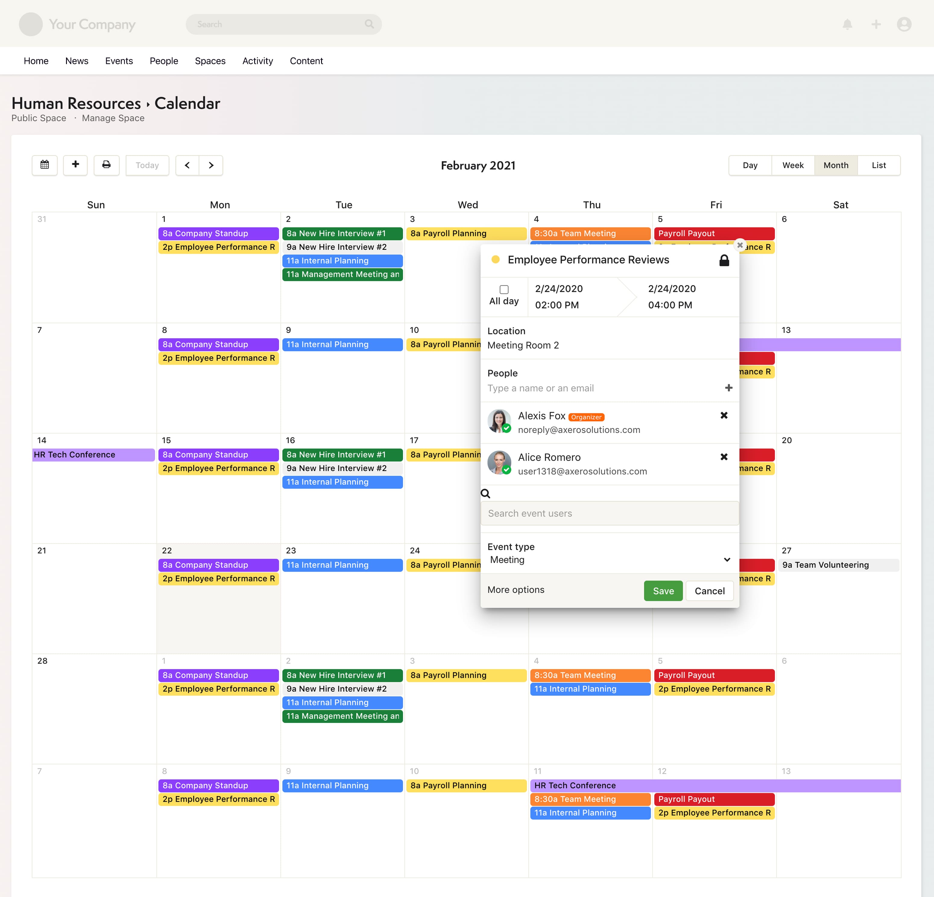 Calendar Software