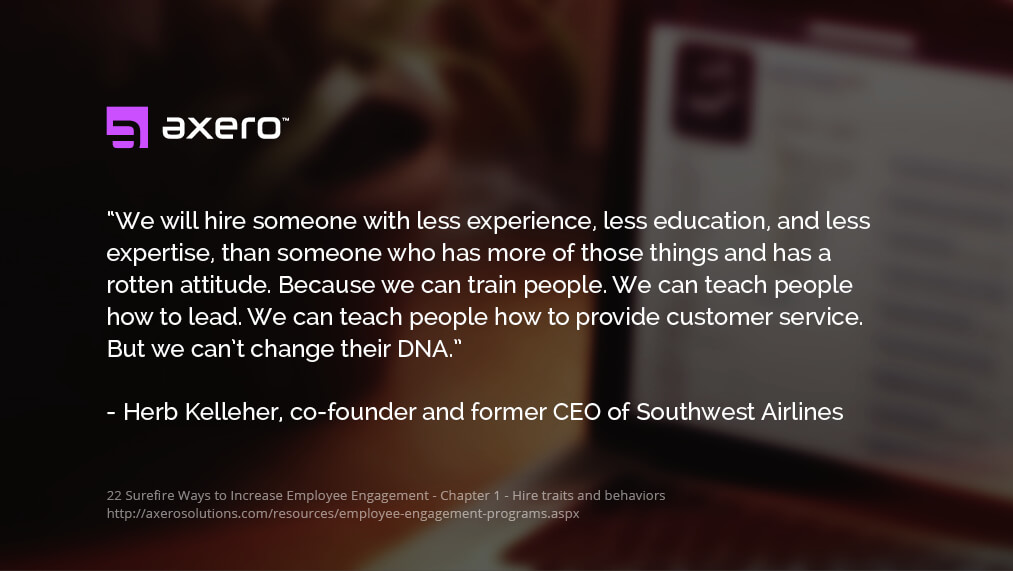 company intranet design - hire traits