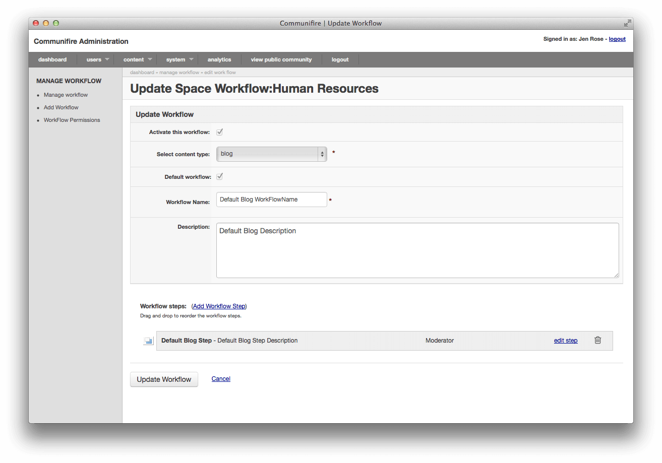 intranet administration