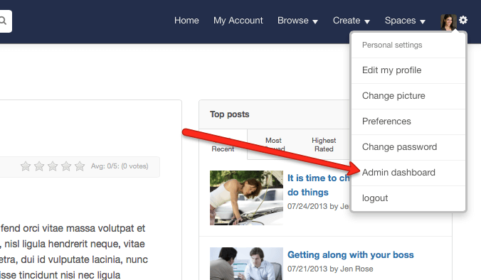 intranet administration