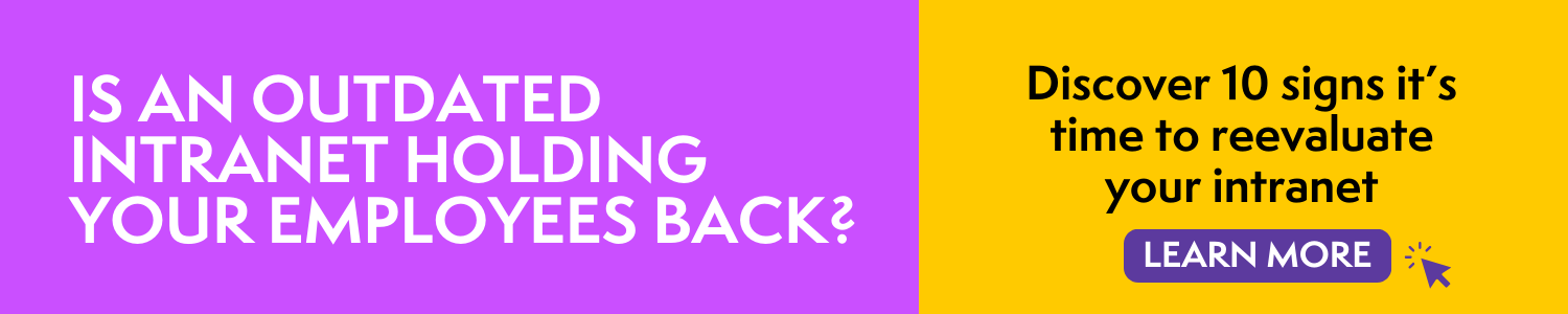 how to know your intranet is outdated