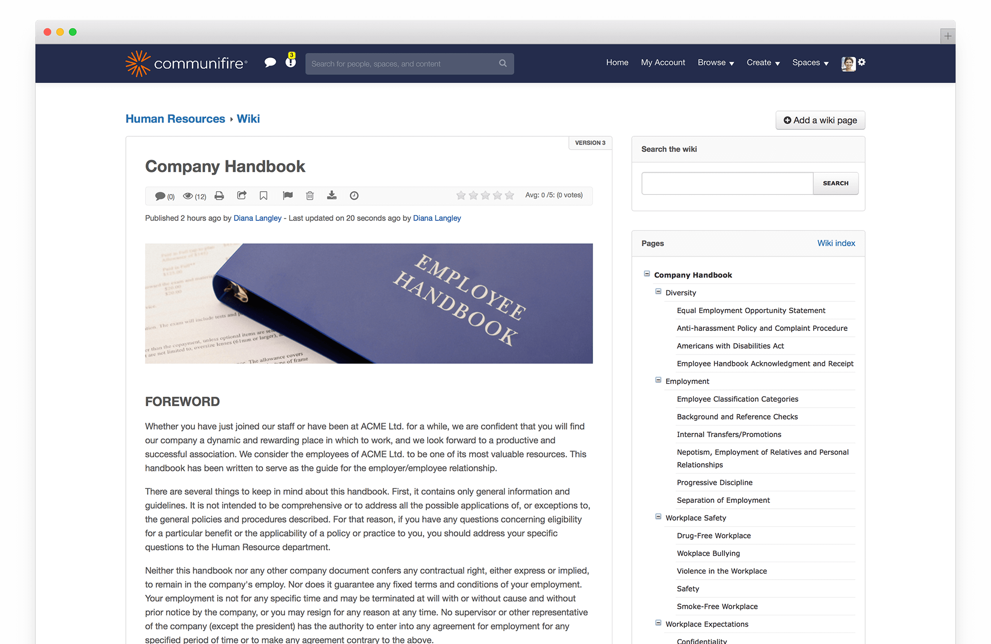 intranet team roles - technical writer