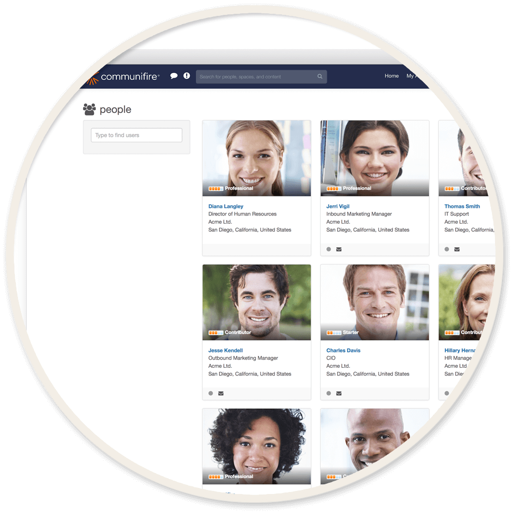 intranet governance - employee directory