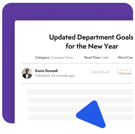 Man in gray t-shirt and smartwatch smiles at phone; HR and licensing notifications on blue-black background.