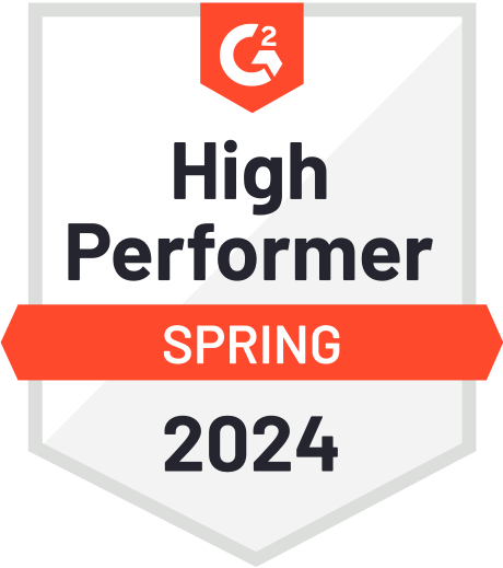 High Performer Spring 2024 badge