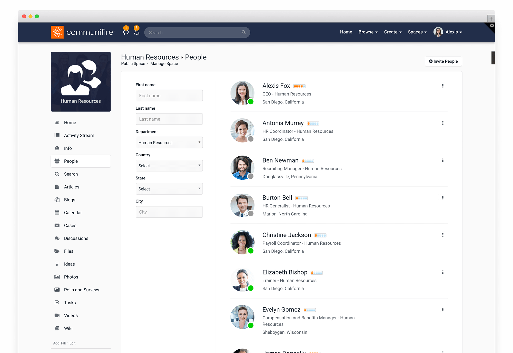 Intranet Employee Directory