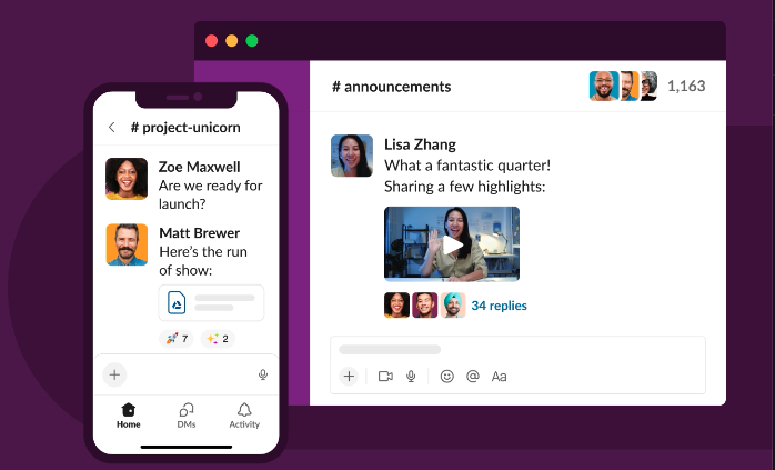 employee engagement tool - slack